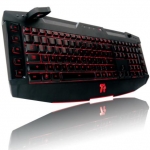 Tt eSPORTS CHALLENGER Pro Gaming Keyboard Fan Cooler Black KB-CHP001US