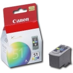 Canon #51 Color Ink Cartridge for Pixma IP2200, IP6210D, MP150, MP170, MP450