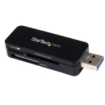 StarTech.com USB 3.0 External Flash Multi Media Memory Card Reader - SDHC MicroSD - FCREADMICRO3
