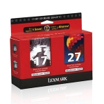 Lexmark #17 Black & #27 Colour Combo Pack