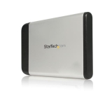 StarTech.com 2.5in Silver USB 2.0 External Hard Drive Enclosure for SATA HDD - SAT2510U2