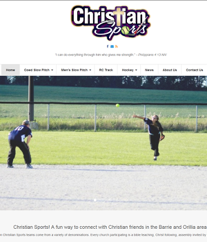 Christian Sports - Responsive WordPress Website