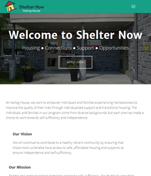 Shelter Now - Responsive WordPress Website