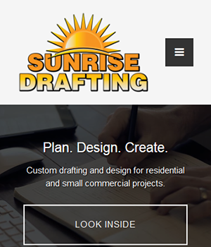 Sunrise Drafting - Responsive WordPress Website