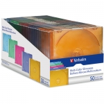 Verbatim CD/DVD storage cases Multi Colour Slimcase