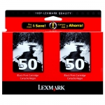 Lexmark #50 Black 2-Pack